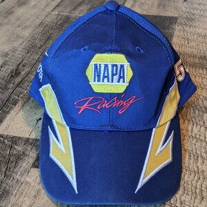 Michael Waltrip NAPA Racing Hat Blue Gold Baseball Cap